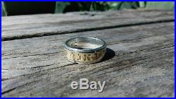 James Avery 14K Gold & Silver Hebrew My Beloved Is Mine Men's Wedding Ring