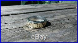 James Avery 14K Gold & Silver Hebrew My Beloved Is Mine Men's Wedding Ring