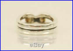 James Avery 14K Gold & Sterling Silver Enduring Bond Ring Size 6.25 Retired