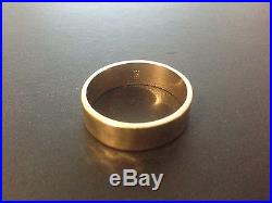 James Avery 14K Solid Gold Amore Wedding Ring (6.4 grams)