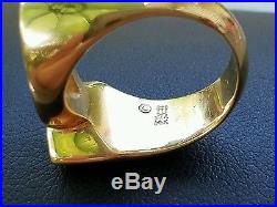 James Avery 14K Solid Yellow Gold Ichthus Fish Ring Sz 5. Retired. 10.4 grams