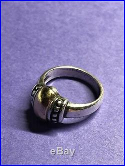 James Avery 14K / Sterling Silver 925 Bead Ring Size 7