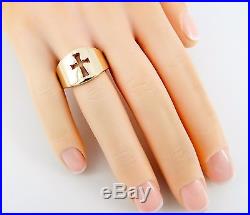 James Avery 14K Wide Crosslet Ring Size 6