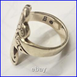 James Avery 14K Yellow Gold 60th Anniversary Paloma Dove Flower Ring Size 5 -10g