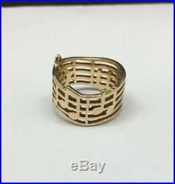 James Avery 14K Yellow Gold Amazing Grace Ring Size 5.25