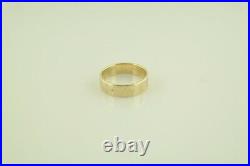 James Avery 14K Yellow Gold Amore Band Ring Size 11 6mm Wide