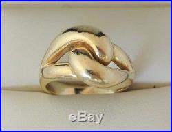 James Avery 14K Yellow Gold Cadena Ring Size 6 1/2 Retired