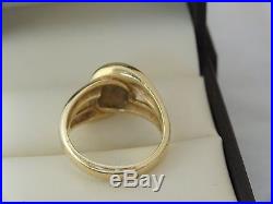 James Avery 14K Yellow Gold Cadena Ring Size 6 1/2 Retired