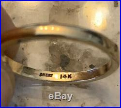 James Avery 14K Yellow Gold Charm Ring TEXAS Sz 7.5