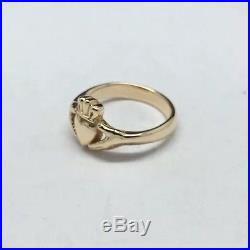 James Avery 14K Yellow Gold Claddagh Ring Size 7