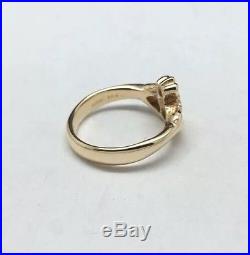 James Avery 14K Yellow Gold Claddagh Ring Size 7