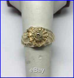 James Avery 14K Yellow Gold Conch Shell Ring Size 8