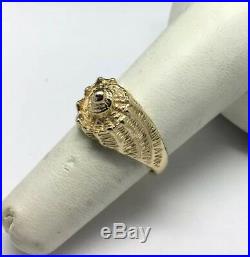 James Avery 14K Yellow Gold Conch Shell Ring Size 8