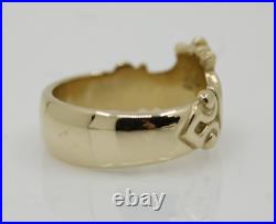 James Avery 14K Yellow Gold Crowned Heart Claddagh Ring Size 6 6.5g