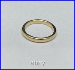 James Avery 14K Yellow Gold Forever Band Size 9