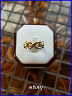 James Avery 14K Yellow Gold Infinity Ring Size 4