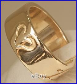 James Avery 14K Yellow Gold Inscribed Love Ring Size 7