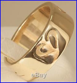 James Avery 14K Yellow Gold Inscribed Love Ring Size 7