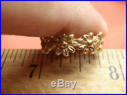 James Avery 14K Yellow Gold MARGARITA DAISY Flower Ring Size 6 Retired Rare