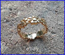 James Avery 14K Yellow Gold Margarita Daisy Flower Ring Size 6.5