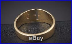 James Avery 14K Yellow Gold Narrow Crosslet Ring Size 7 RG-1600 Estate RG758