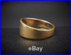 James Avery 14K Yellow Gold Narrow Crosslet Ring Size 7 RG-1600 Estate RG758