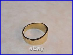 James Avery 14K Yellow Gold Narrow Crosslet Ring Sz 6