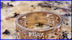 James Avery 14K Yellow Gold Open Adorned Ring Size 8.5