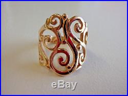 James Avery 14K Yellow Gold Open Sorrento Ring, Size 7.5