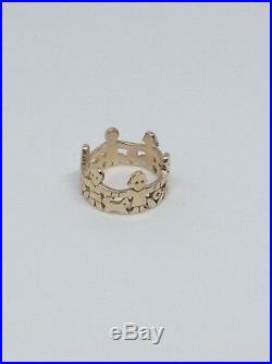 James Avery 14K Yellow Gold Paperdoll Ring 8