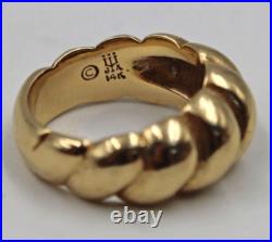 James Avery 14K Yellow Gold Ribbed Pinkie Ring Size 2.5 with Box James Avery 14K Yellow Gold Ribbed Pinkie Ring Size 2.5 with Box