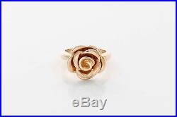 James Avery 14K Yellow Gold Rose Blossom Ring