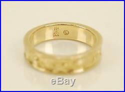 James Avery 14K Yellow Gold Sea Shells Ring 7.74g Size 6 Retired