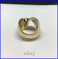 James Avery 14K Yellow Gold Twist Ring Size 5.75