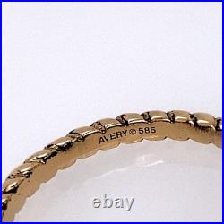 James Avery 14K Yellow Gold Twisted Band Ring (DG7180616)