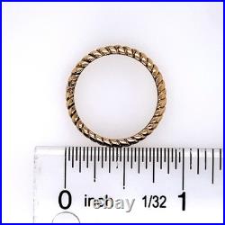 James Avery 14K Yellow Gold Twisted Band Ring (DG7180616)