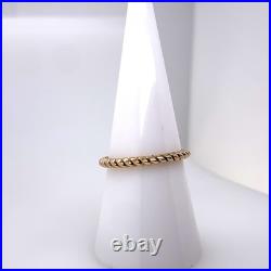 James Avery 14K Yellow Gold Twisted Band Ring (DG7180616)