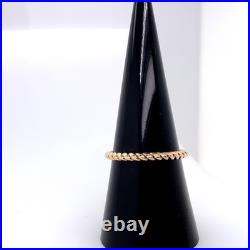 James Avery 14K Yellow Gold Twisted Band Ring (DG7180616)