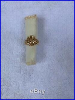 James Avery 14K gold African Bead Ring- Rare and no longer made
