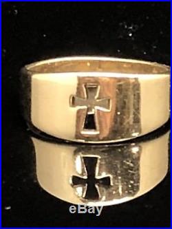 James Avery 14k Crosslet Cross Cut Out Ring Size 6 1/4