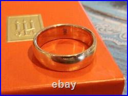 James Avery 14k GOLD Athena Band Ring size 10