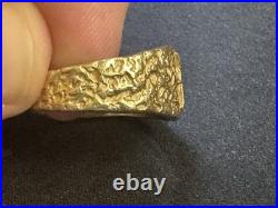 James Avery 14k Gold Cross Band Ring Size 10.5