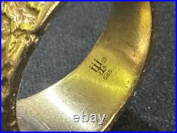 James Avery 14k Gold Cross Band Ring Size 10.5