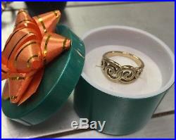 James Avery 14k Gold Gentle Wave Swirl Ring Size 7 4.2 Grams