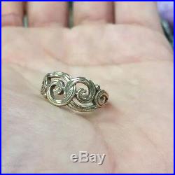 James Avery 14k Gold Gentle Wave Swirl Ring Size 7 4.2 Grams
