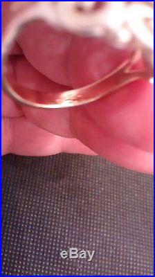 James Avery 14k Gold Long Serrano Ring Sz 11.5