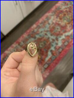 James Avery 14k Gold Mother's Love Heart Ring Sz 6.5