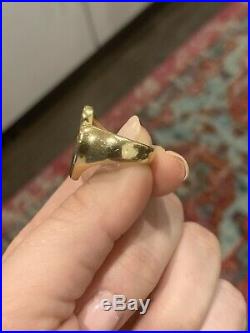 James Avery 14k Gold Mother's Love Heart Ring Sz 6.5