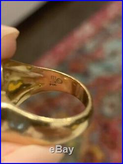 James Avery 14k Gold Mother's Love Heart Ring Sz 6.5