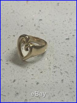 James Avery 14k Gold Mother's Love Heart Ring Sz 6.5